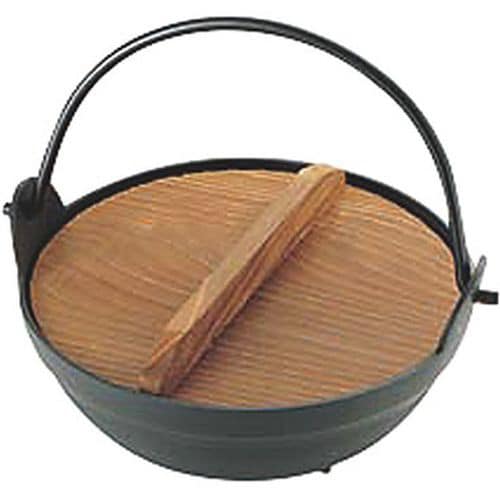 アルミ黒塗り田舎鍋 24cm 292026