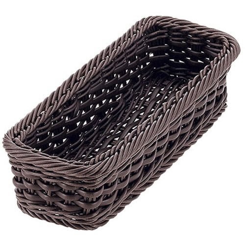 カトラリーバスケット ダークブラウン 小 2人用