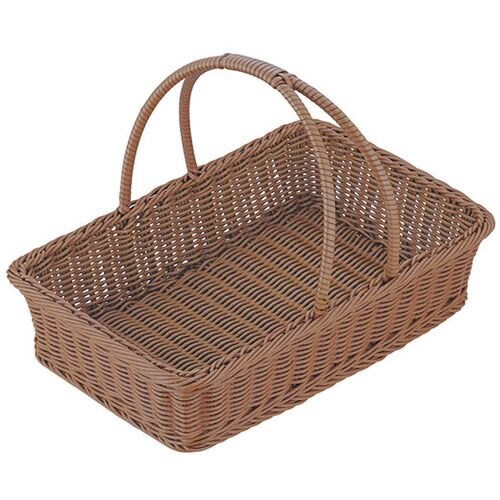 角型ピクニックバスケット 大 ブラウン