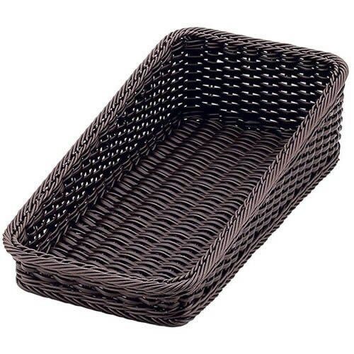 ベーカリーバスケット 斜め ダークブラウン 20型