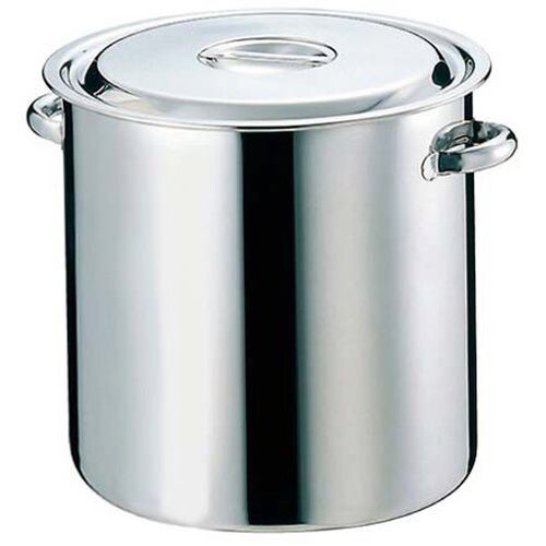 寸胴鍋/キッチンポット(目盛)28cm パイプ手付