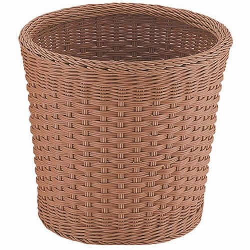 丸型トラッシュボックス 大型 ブラウン