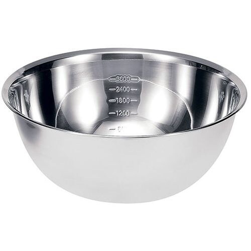 シェフズボーステンレス深型ボール目盛24cm