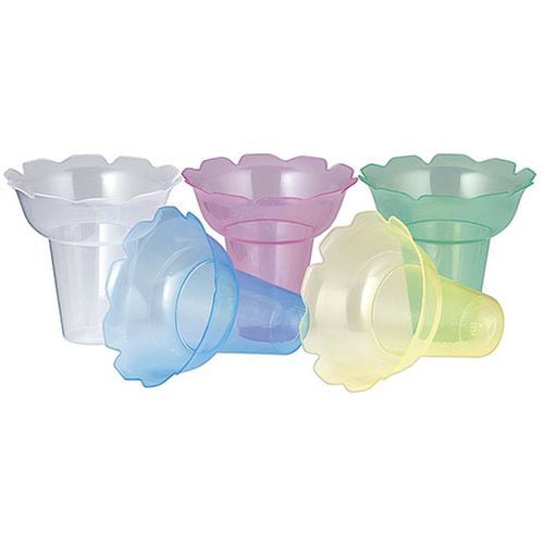 PP フラワーカップ 5色アソート 500個入