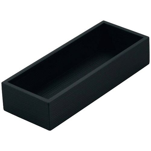 木製 千筋カトラリーボックス 黒