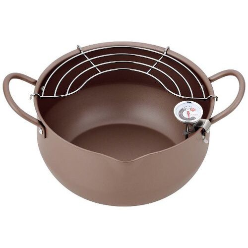 極み揚 温度計付深型揚げもの鍋 20cm