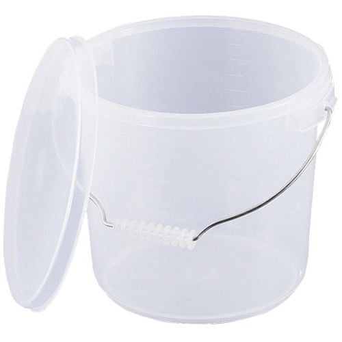 PP バケツ 13L シールタイプ蓋セット 乳白色