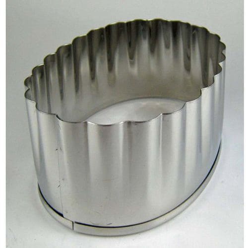 18−0ステンレス パテ抜 小判菊 #10