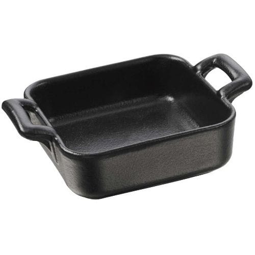 ミニスクエアディッシュ浅型 ブラック 647566