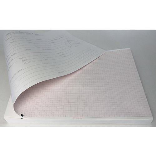 心電図記録紙 折り畳み型・方眼線有DM2