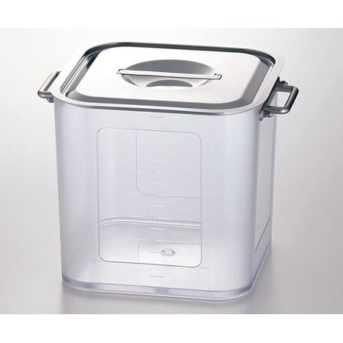 ポリカーボネイト 深型角キッチンポット 手付