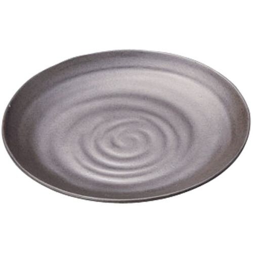メラミンウェア 茶 丸皿 φ21 M11−562