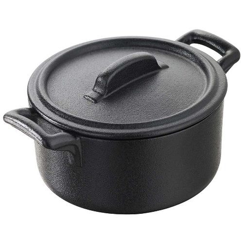 ミニココット蓋付 ブラック 641637