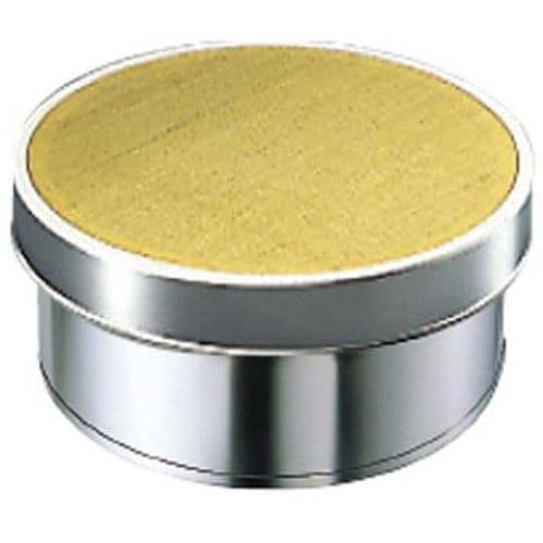 ゴム付ステン枠 裏漉替網 33cm 6624600