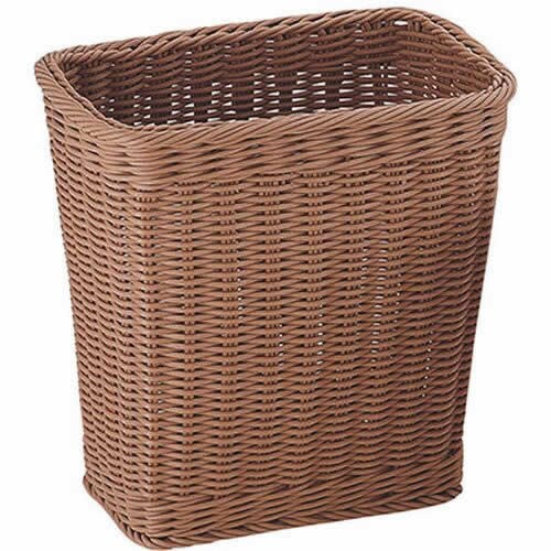 角型トラッシュボックス 大型 ブラウン