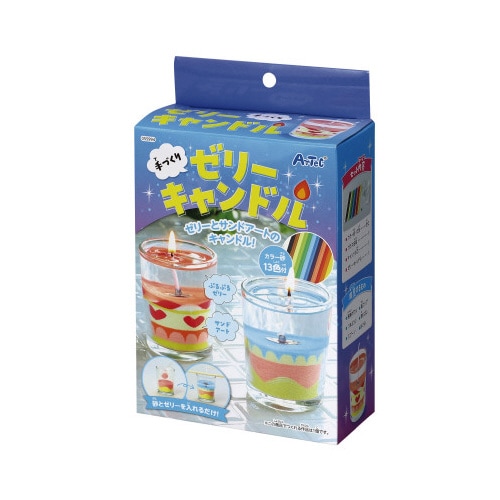 手作りゼリーキャンドル