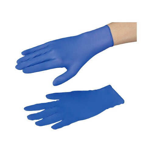 抗菌性ニトリル手袋(パウダーフリー) S