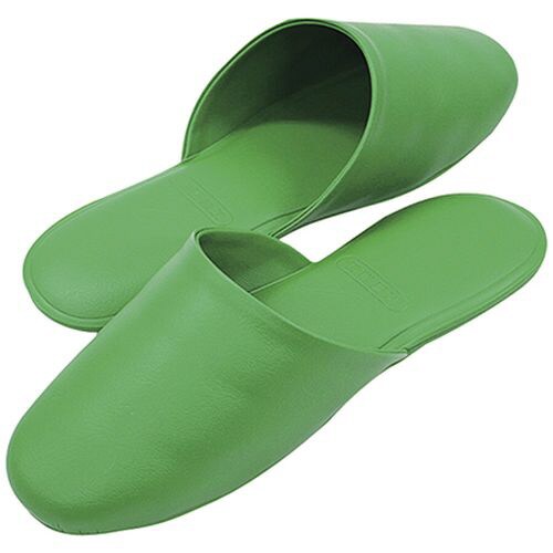 スリッパ(抗菌ノーブル) グリーン(徳用) 6足