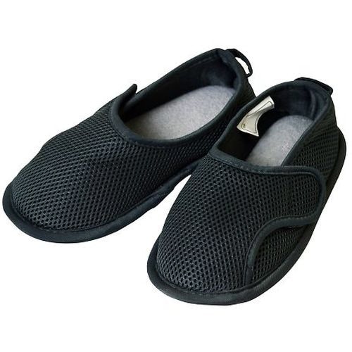 ささえルームシューズ(つま先閉じ)グレー 3L