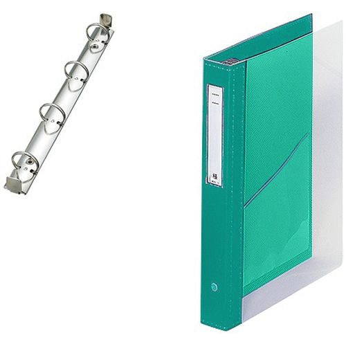 カルテブッククリヤー 4穴タイプ ライトグリーン