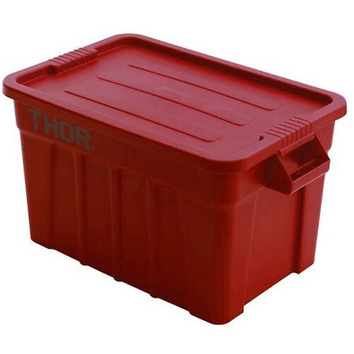 ラージボックス(フタ付) レッド 3012