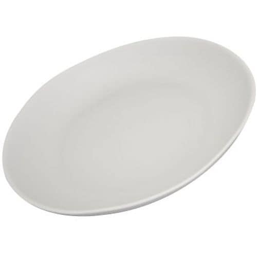 リッジディナーウェア サラダプレート セメント