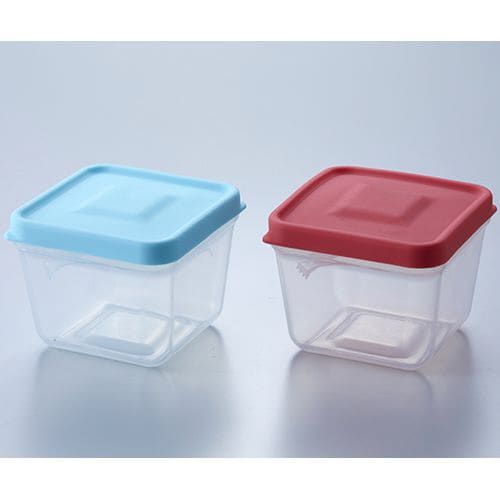 ふたがトングになる保存容器 2個組