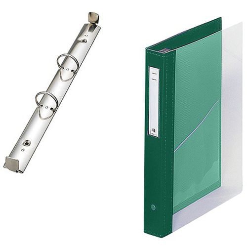 カルテブッククリヤー 2穴タイプ グリーン