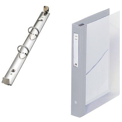 カルテブッククリヤー 2穴タイプ シルバー