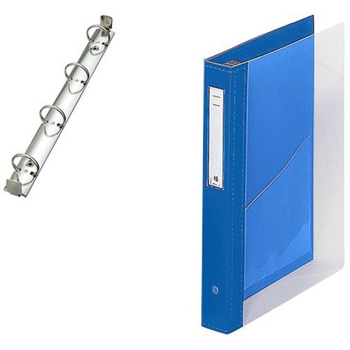 カルテブッククリヤー 4穴タイプ ライトブルー