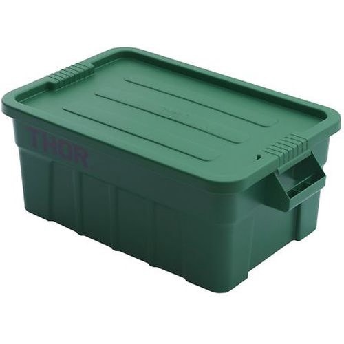 ラージボックス(フタ付) グリーン 3011