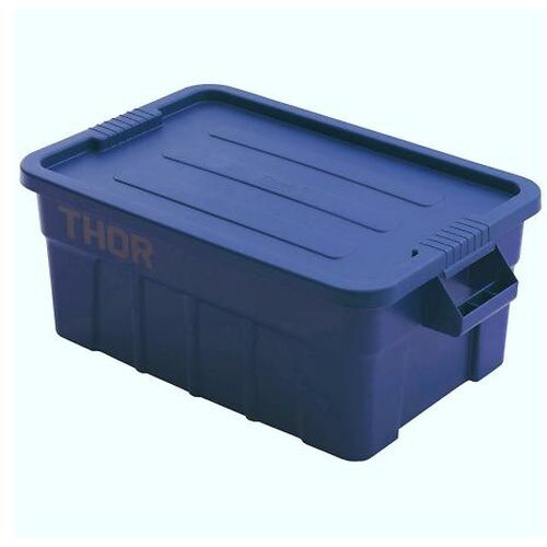 ラージボックス(フタ付) ブルー 3011