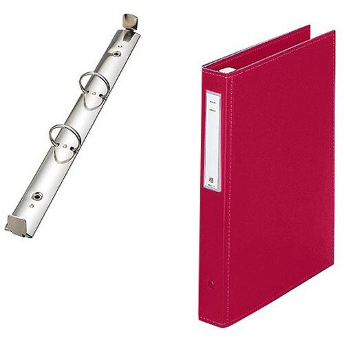 カルテブックスタンダード 2穴タイプ レッド
