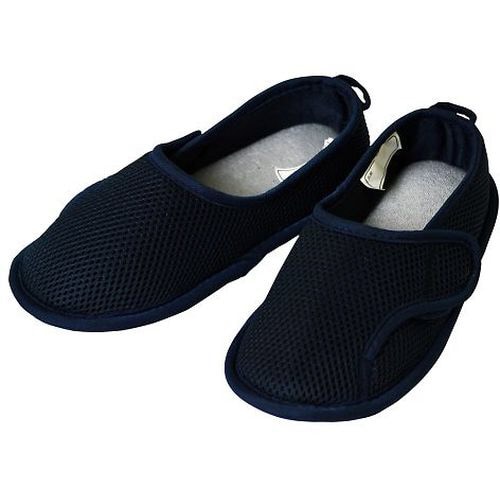 ささえルームシューズ(つま先閉じ)ネイビー L