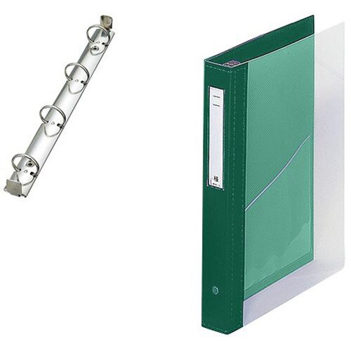 カルテブッククリヤー 4穴タイプ グリーン