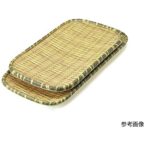 竹風メラミンプレート巻渕青 角細 小