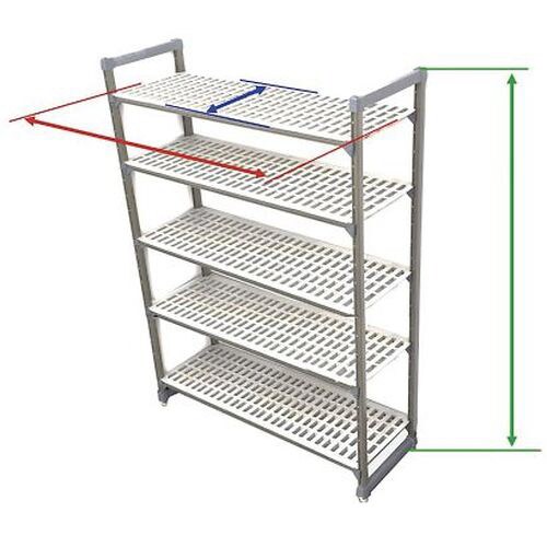 540型シェルビング5段 1220×H1830
