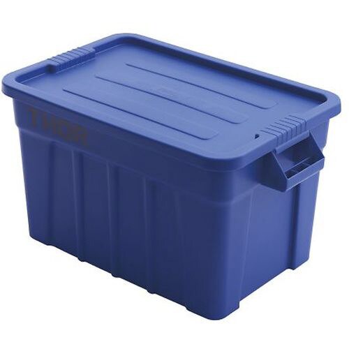 ラージボックス(フタ付) ブルー 3012
