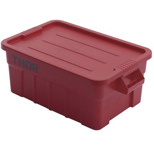 ラージボックス(フタ付) レッド 3011