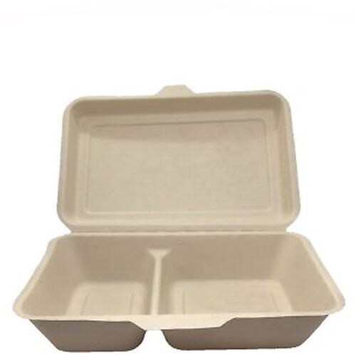 エコ容器 ムギ・タケ 未晒色(50個入) 大仕切付