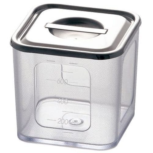 ポリカーボネイト 深型角キッチンポット 9cm