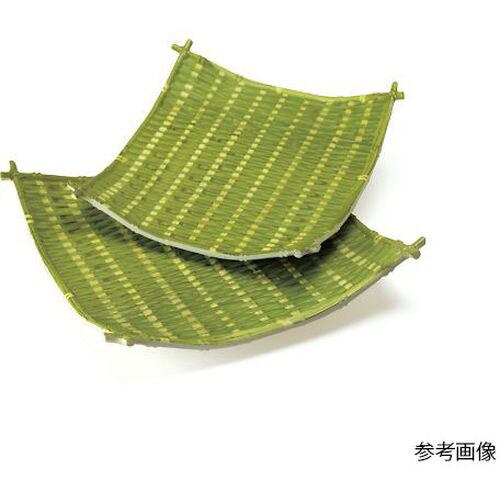 竹風メラミンプレート青 四海波 大