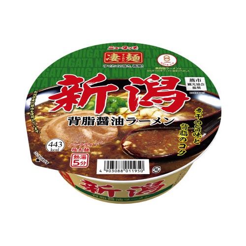 ニュータッチ凄麺新潟背脂醤油ラーメン124g12個