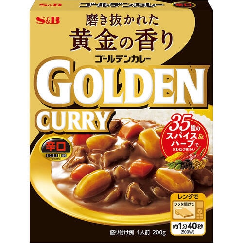 SB ゴールデンカレーレトルト辛口200g15個
