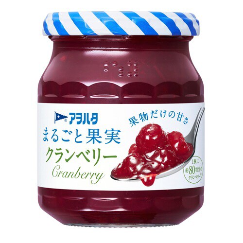 アヲハタ まるごと果実クランベリー250g 12個