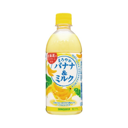 まろやかバナナ&ミルク500ml24本