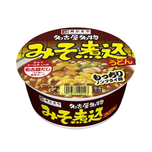 寿がきやみそ煮込うどんカップ106g12個