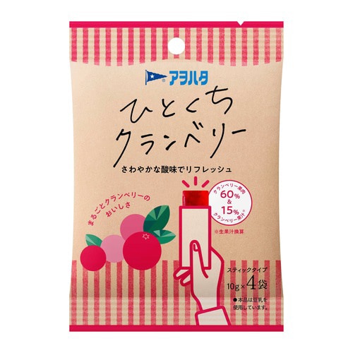 アヲハタ ひとくちクランベリー10g×4 24個