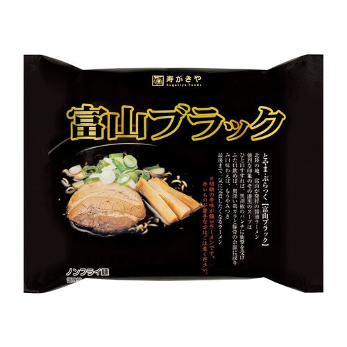 寿がきや即席富山ブラックラーメン120g12個