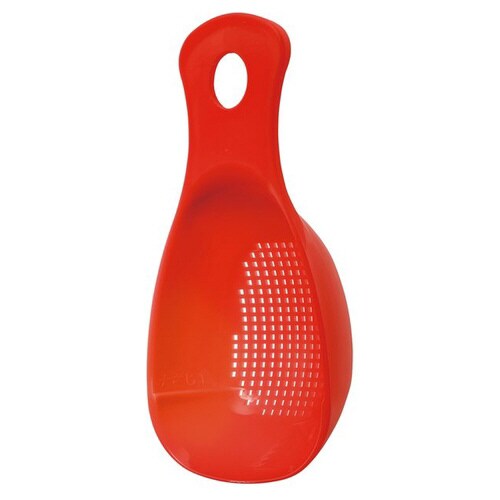 お料理はかどる粉ふりスプーン レッド